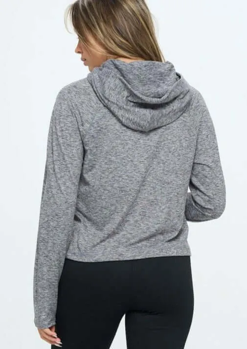 Cropped Performance Hoodie Made in USA - Clearance Final Sale