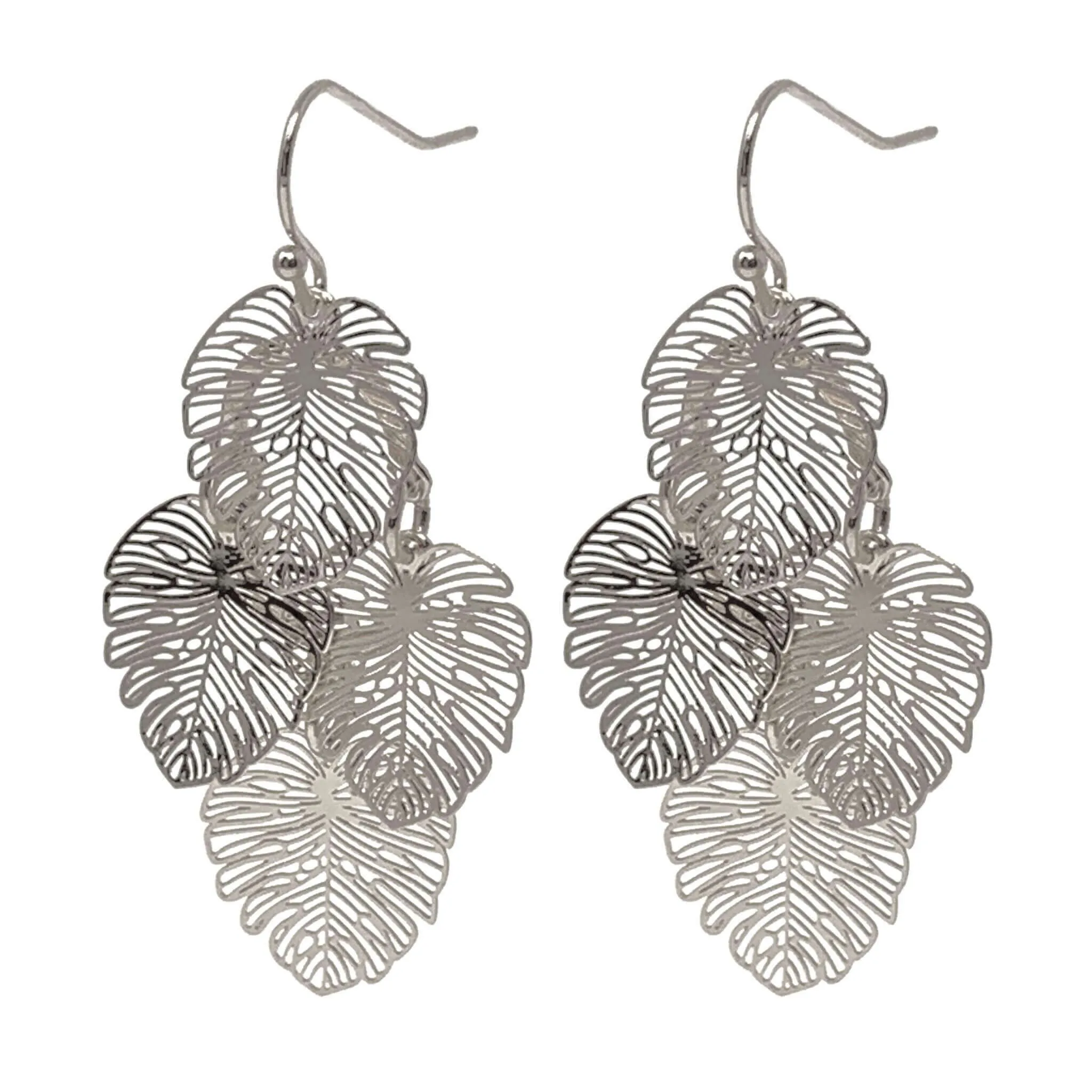 Dangling Monstera Earrings