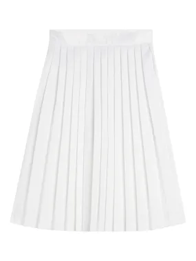 Dorothea Pleated Skirt / White