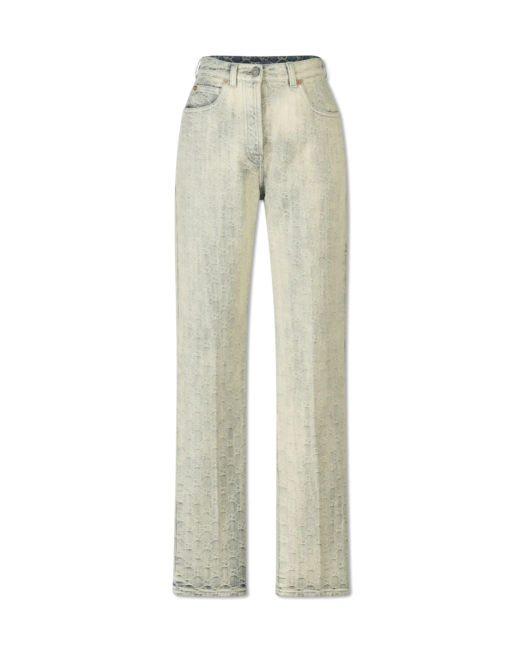 Ecowashed Monogram Jeans