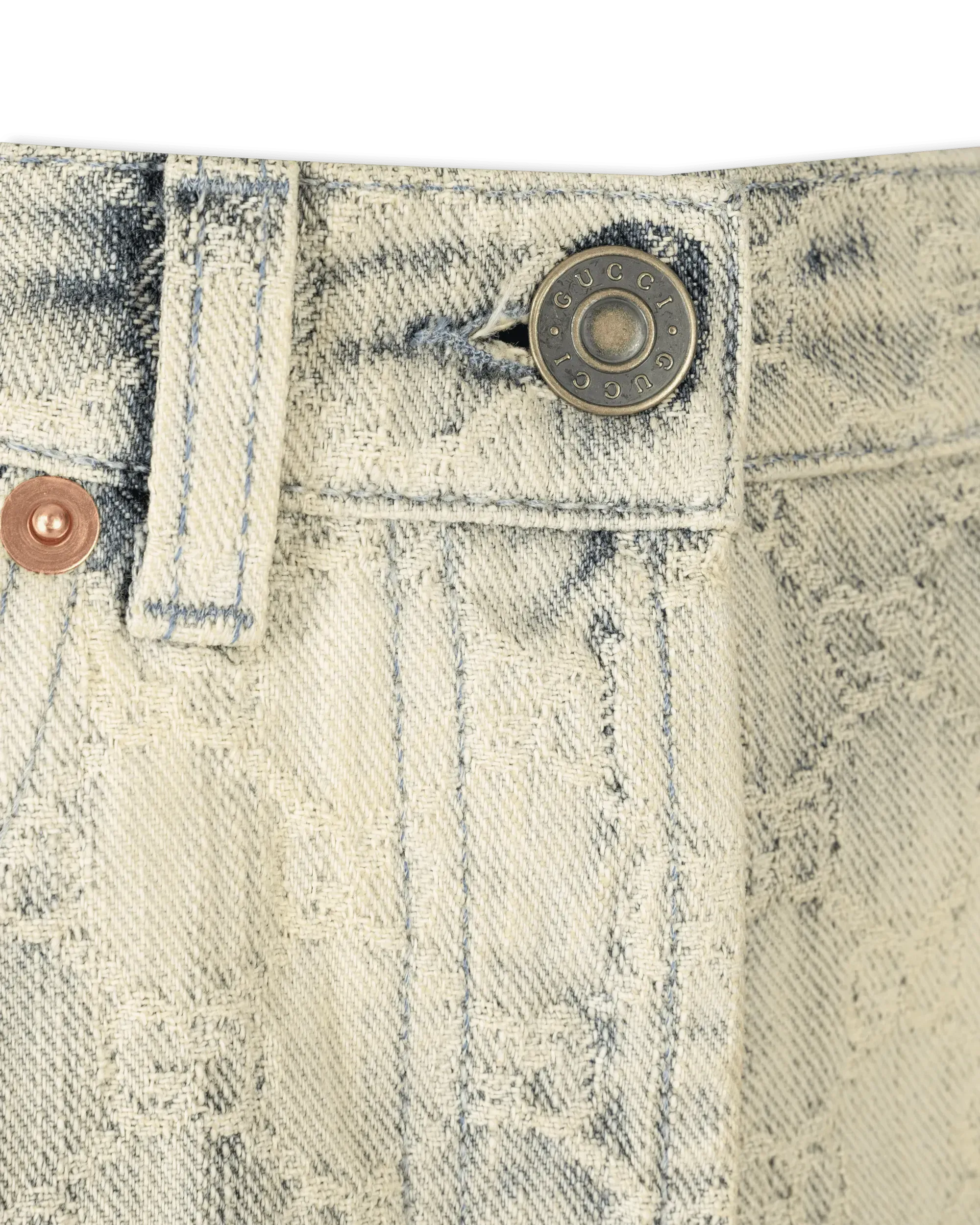 Ecowashed Monogram Jeans