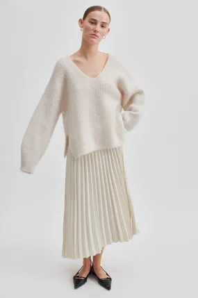 Esta Pleated Skirt - Pumice