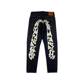 Evisu Spellout Diacock Navy Jeans