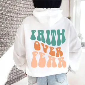 Faith Over Fear Women's Printed Hoodie