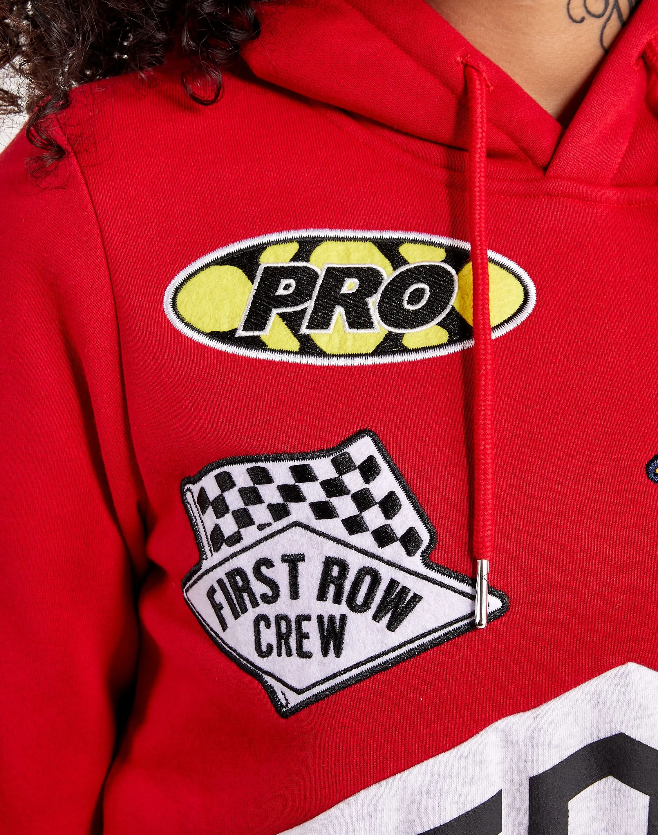 First Row Moto Fleece Pullover Hoodie