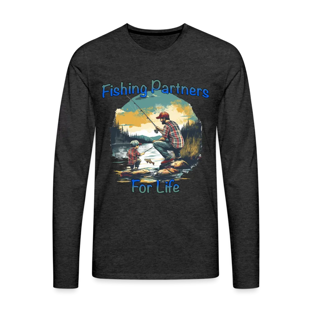 Fishing Partners for Life (Dad and Son) Men's Premium Long Sleeve T-Shirt