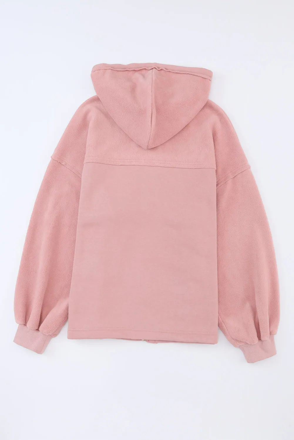 Flap Pocket Drawstring Hood Jacket