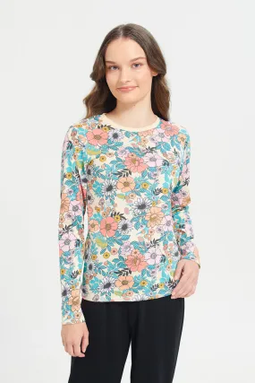 Floral L/S Basic Tshirts