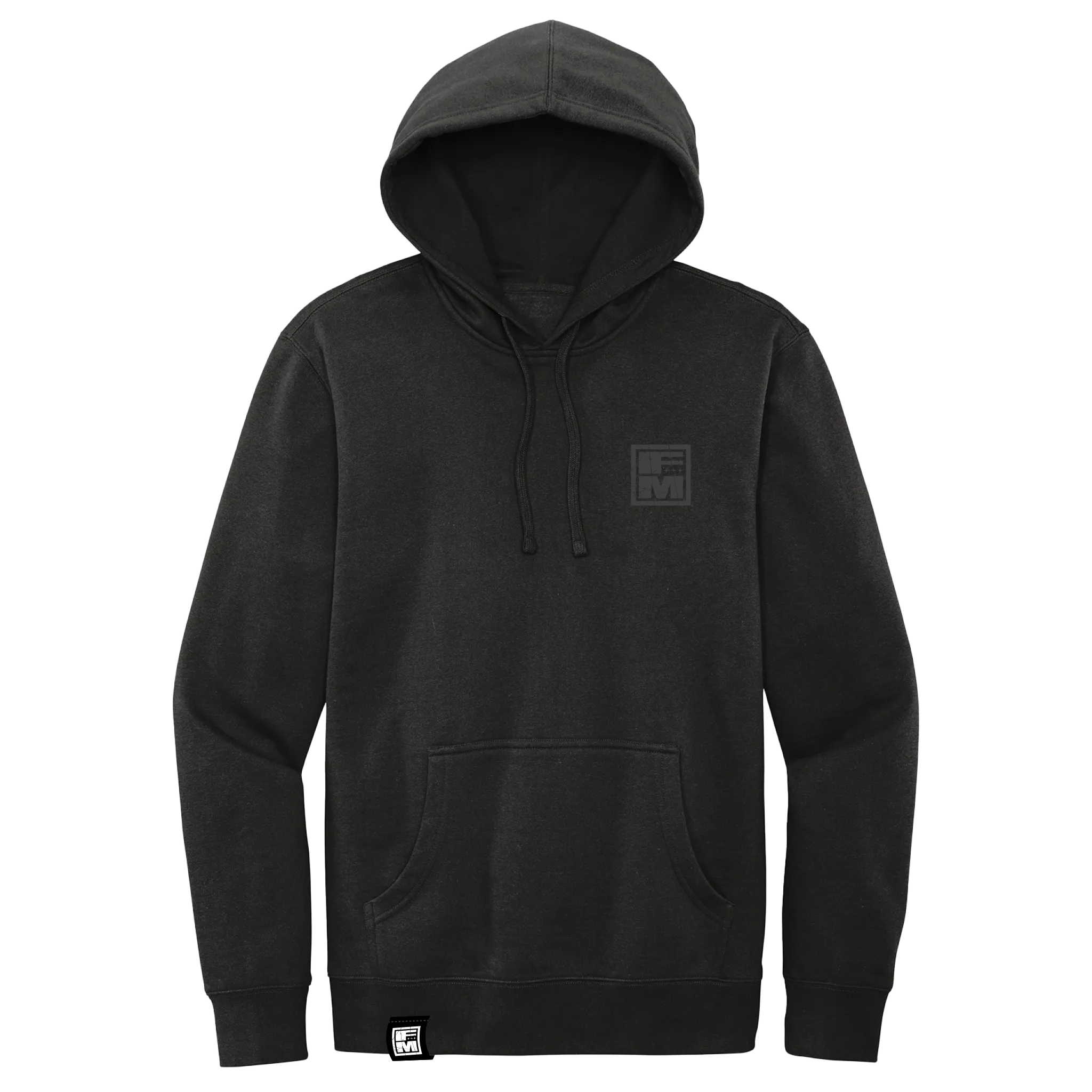 FM Black Pullover Hoodie