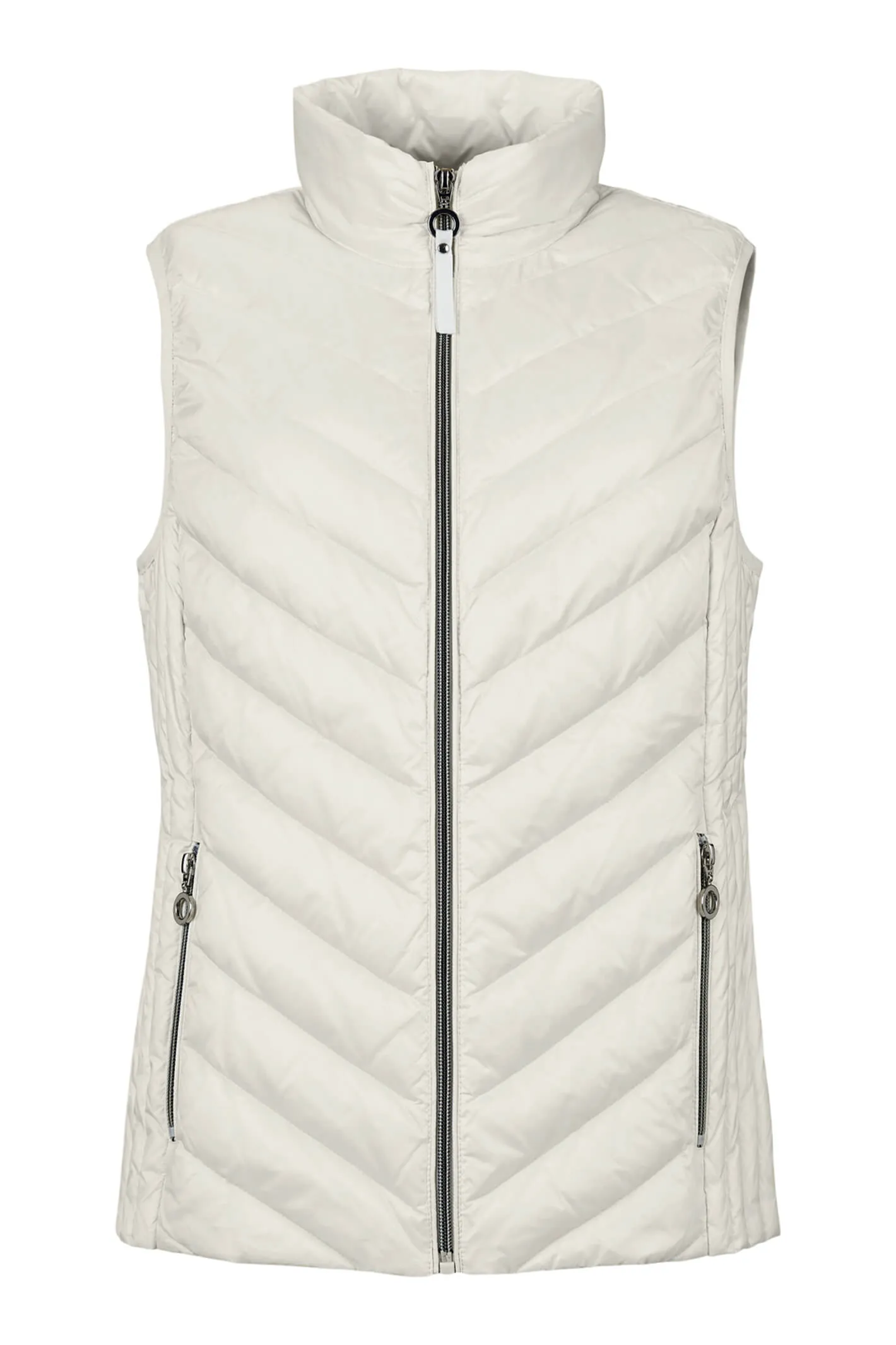 Frandsen 529-588-11 Off White Padded Gilet