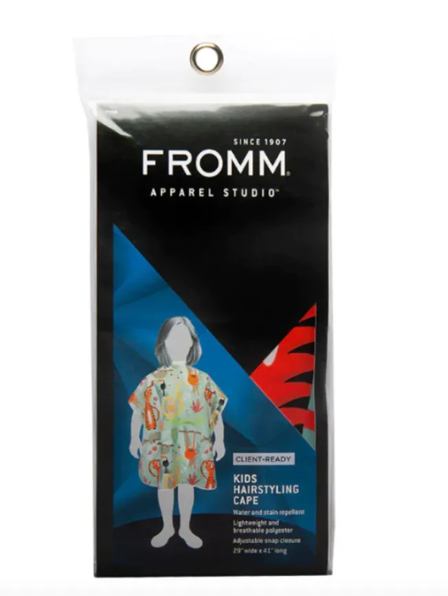 Fromm Kids Hairstyling Cape – Jungle Print #F7009