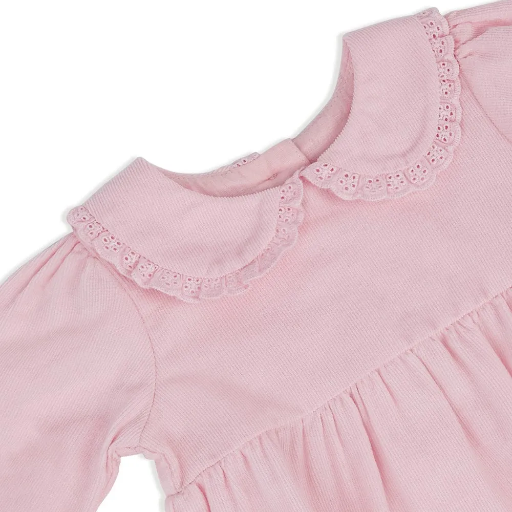 Girl Onesie, Pink 0-12 Months