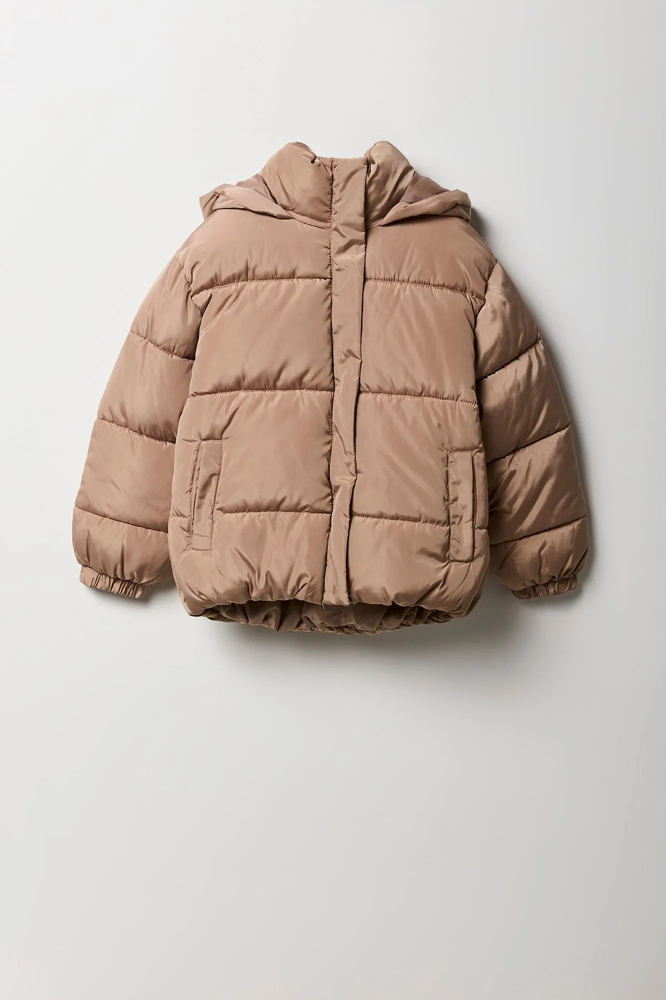 Girls Hooded Puffer Jacket