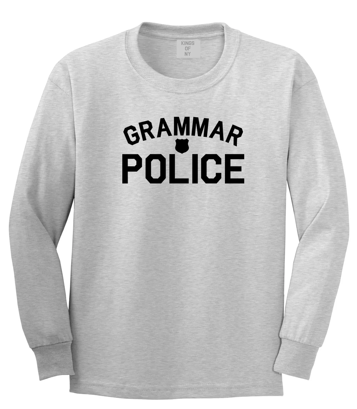 Grammar Police Gag Mens Long Sleeve T-Shirt