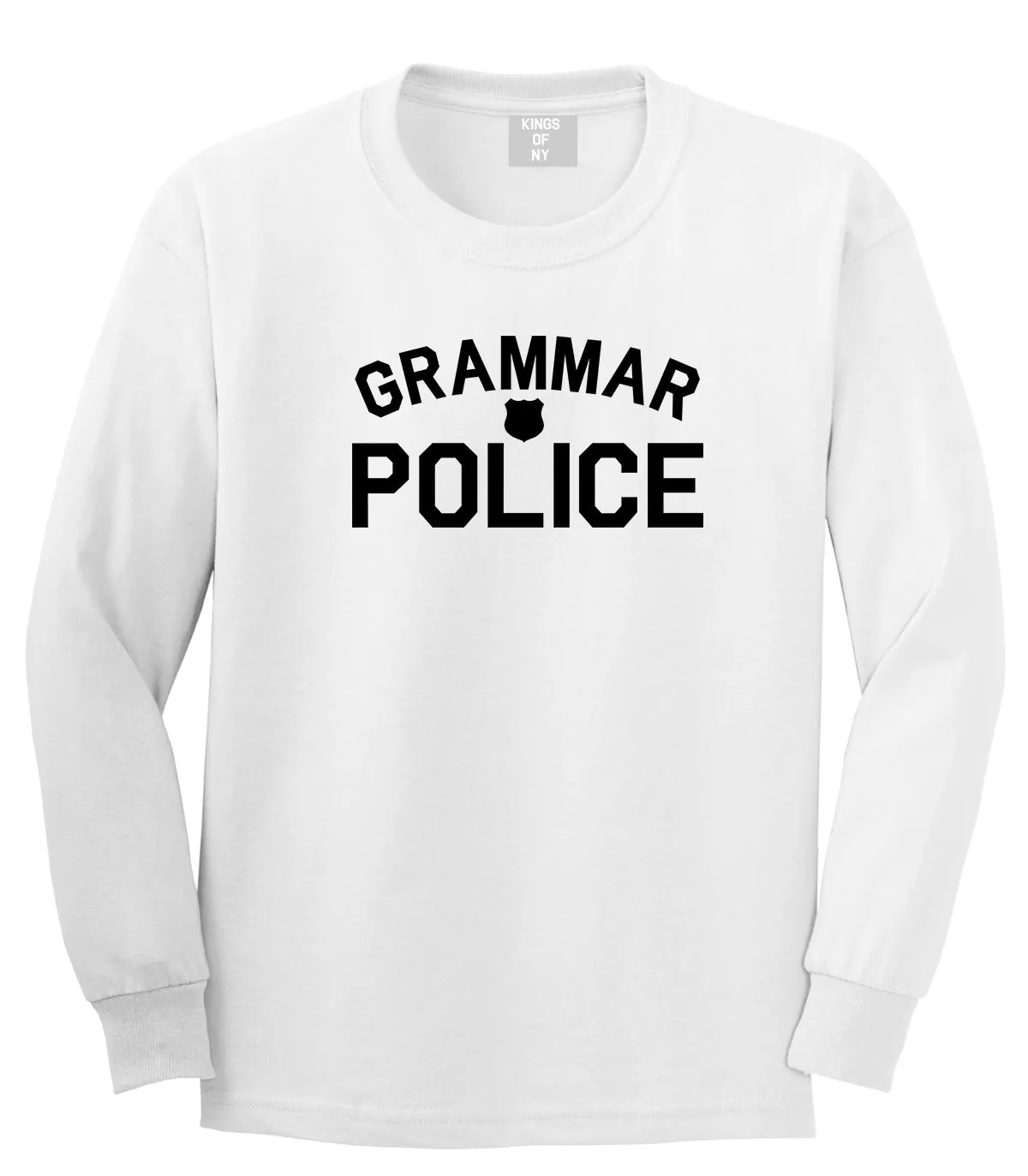 Grammar Police Gag Mens Long Sleeve T-Shirt