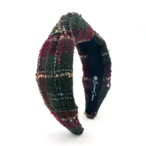 Green Winter Tweed Headband