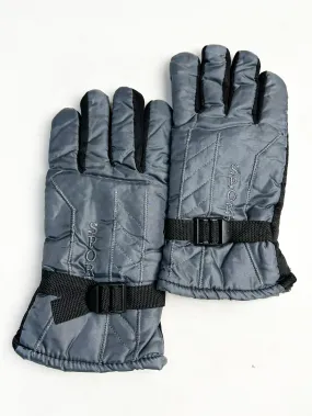 Grey Winter Gloves For Women / Girls Winter Gloves / Full Finger Gloves WG07