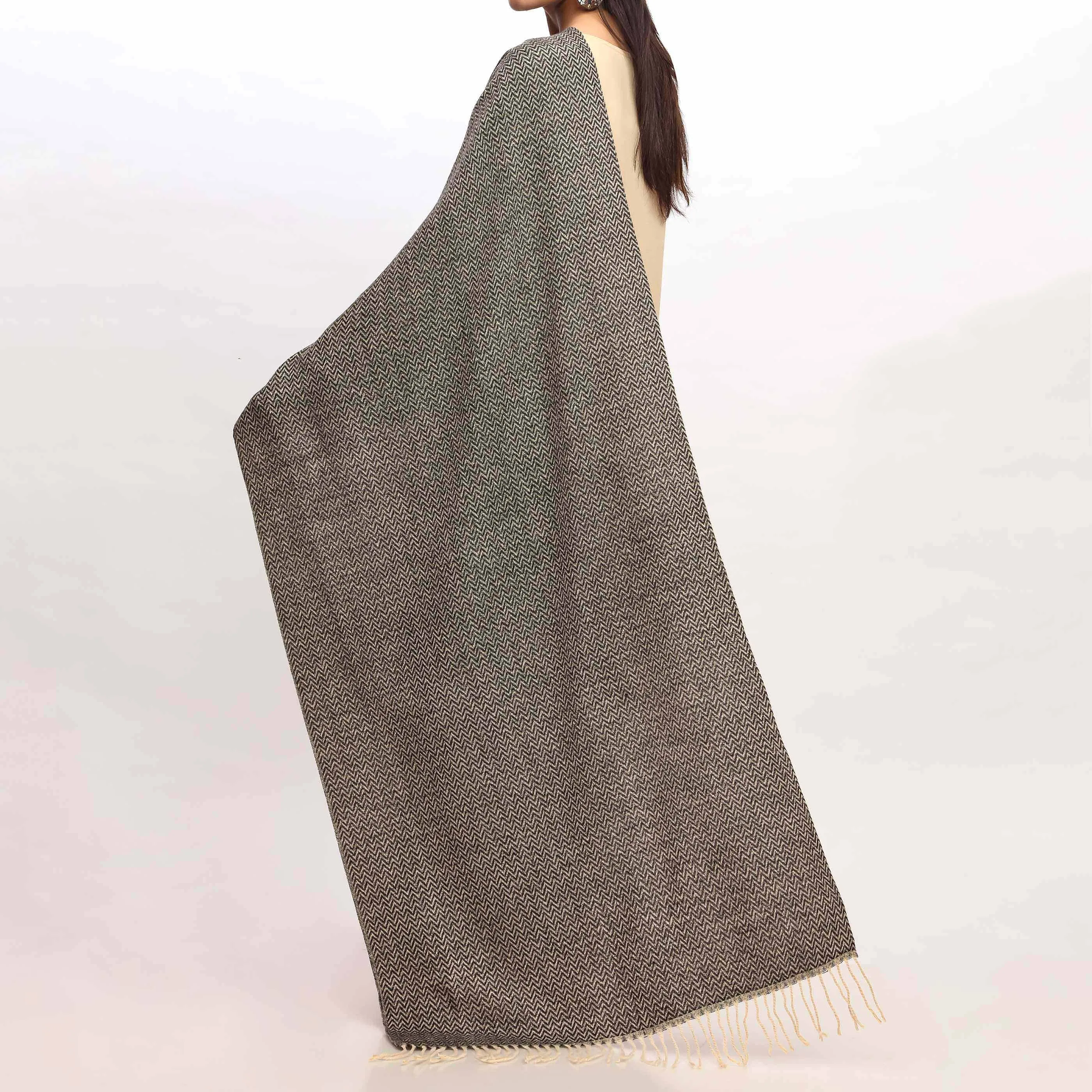 Grey Winter Stole PW4774