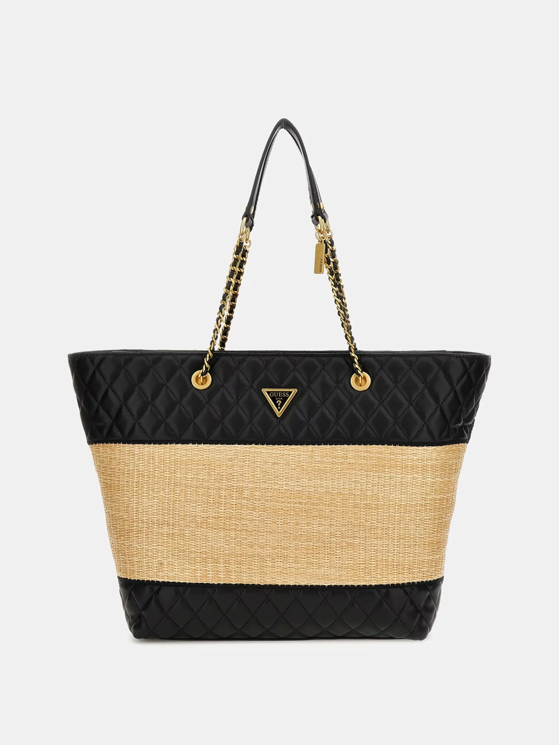 Guess Delfa Tote - Natural/Black