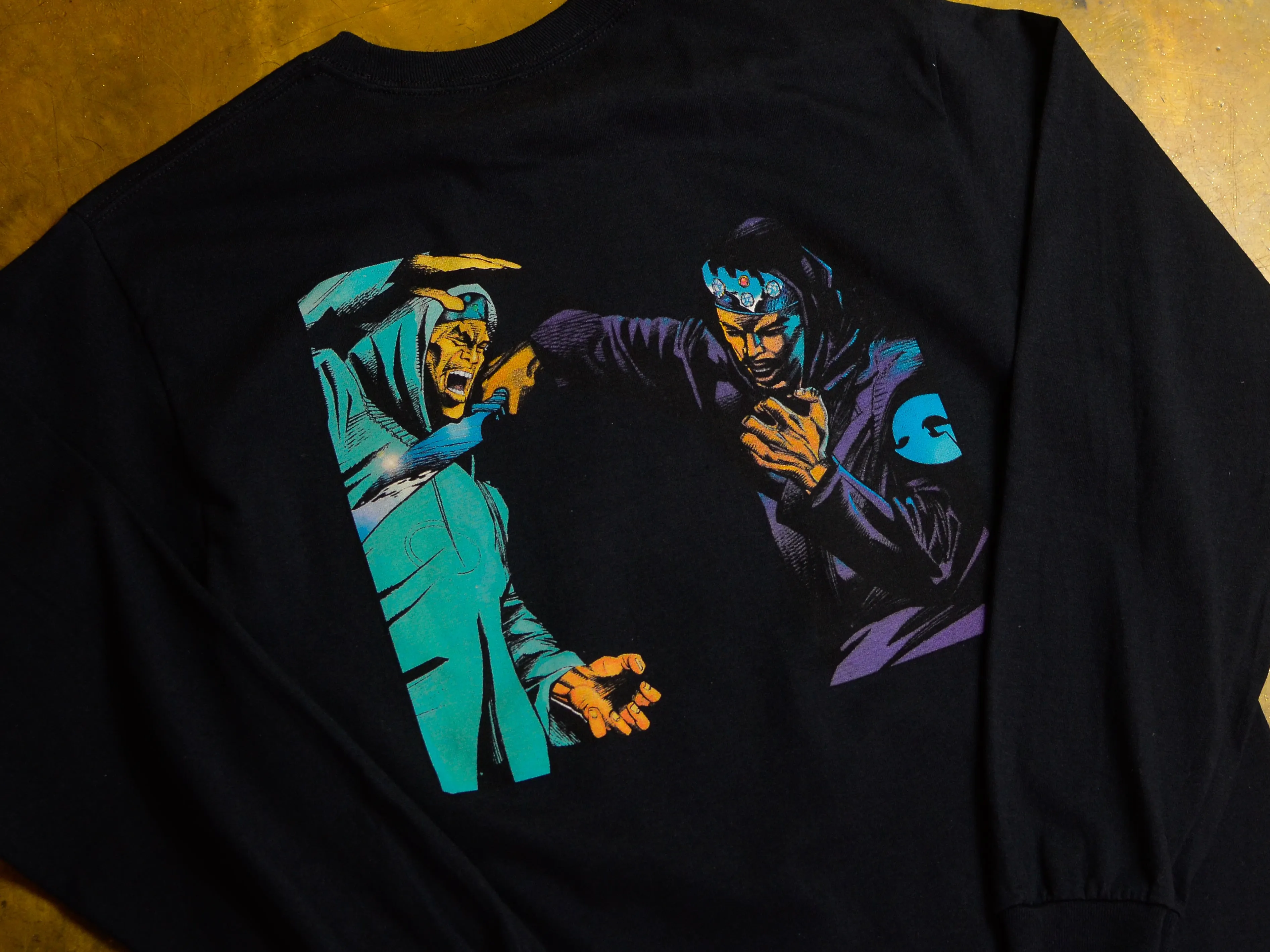 GZA Liquid Swords Long Sleeve T-Shirt - Black