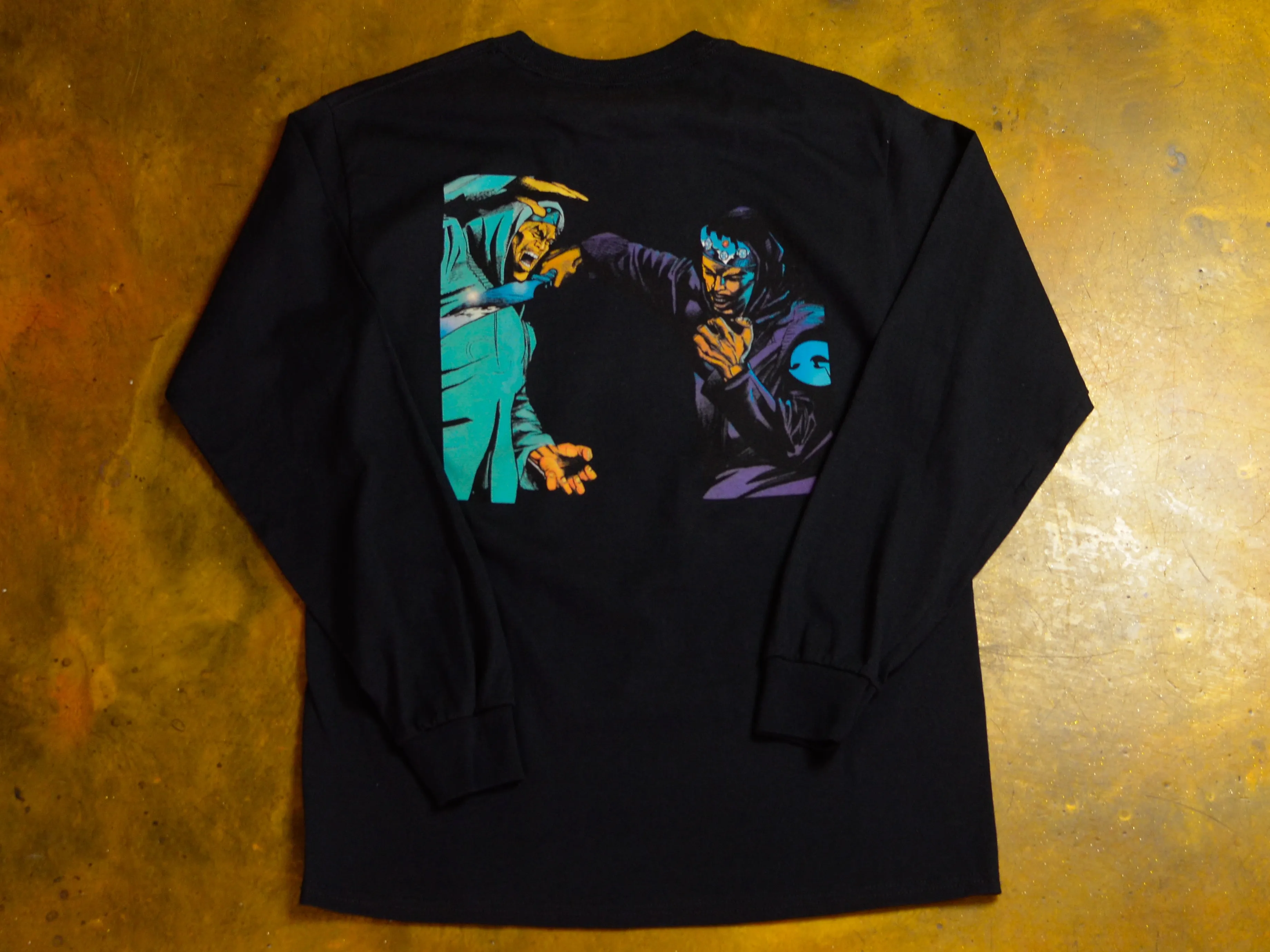 GZA Liquid Swords Long Sleeve T-Shirt - Black