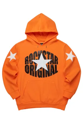 Hachi Orange/Black Graphic Hoodie