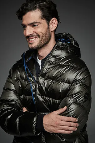 Henry Arroway Marlon Men Puffer Jacket KAKI