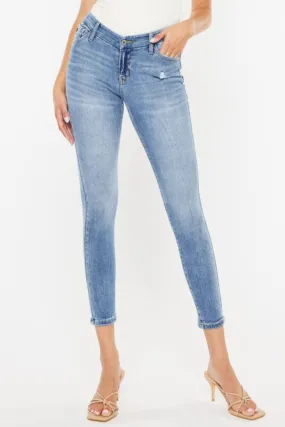 High Waist Cat's Whiskers Skinny Jeans