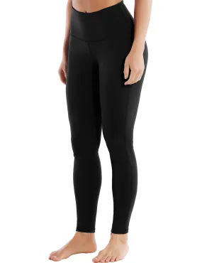 High Waist Side Line Running Pants black_Running