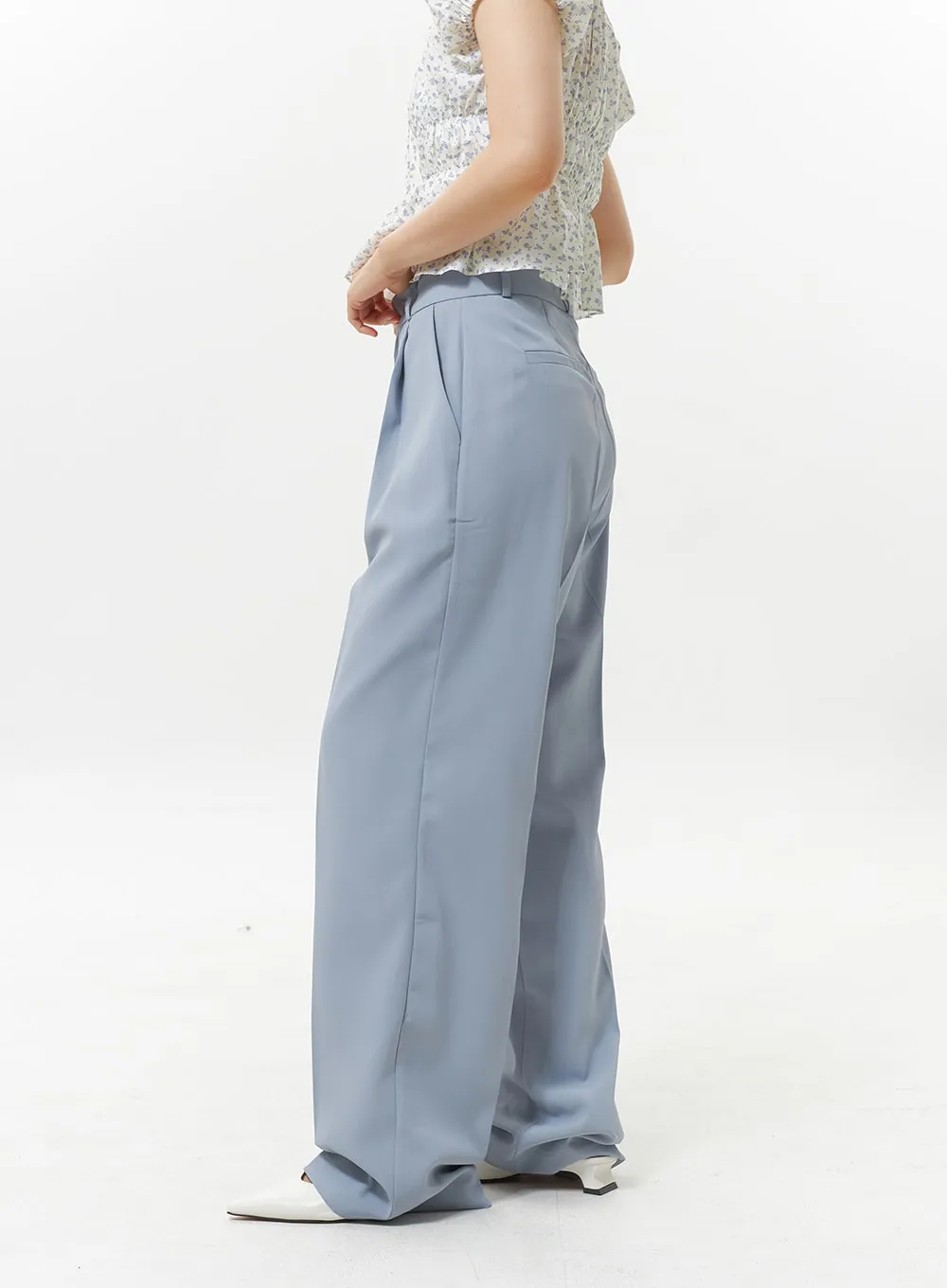 High Waist Tailored Pants OY330