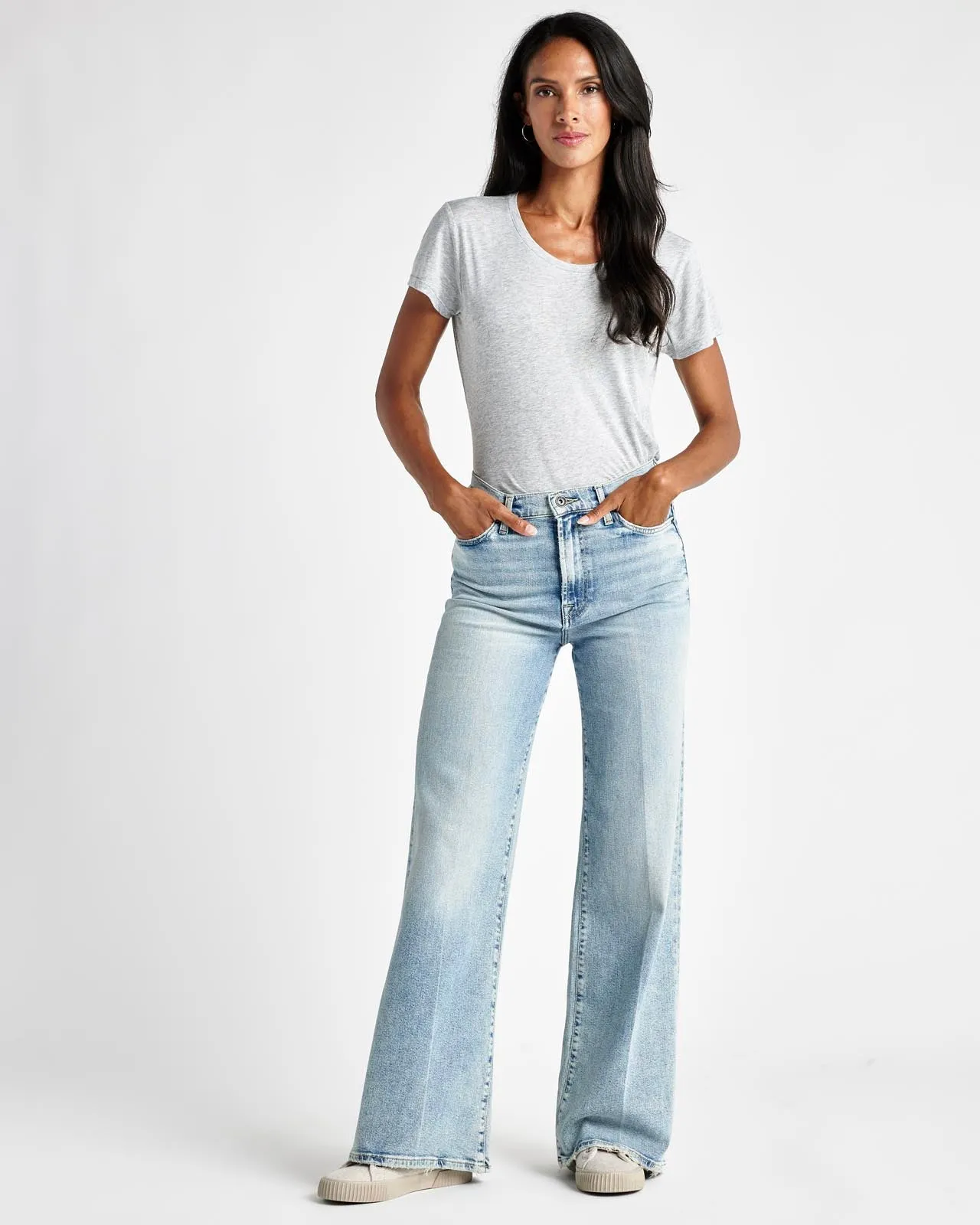 High Waist Wide Leg Jean