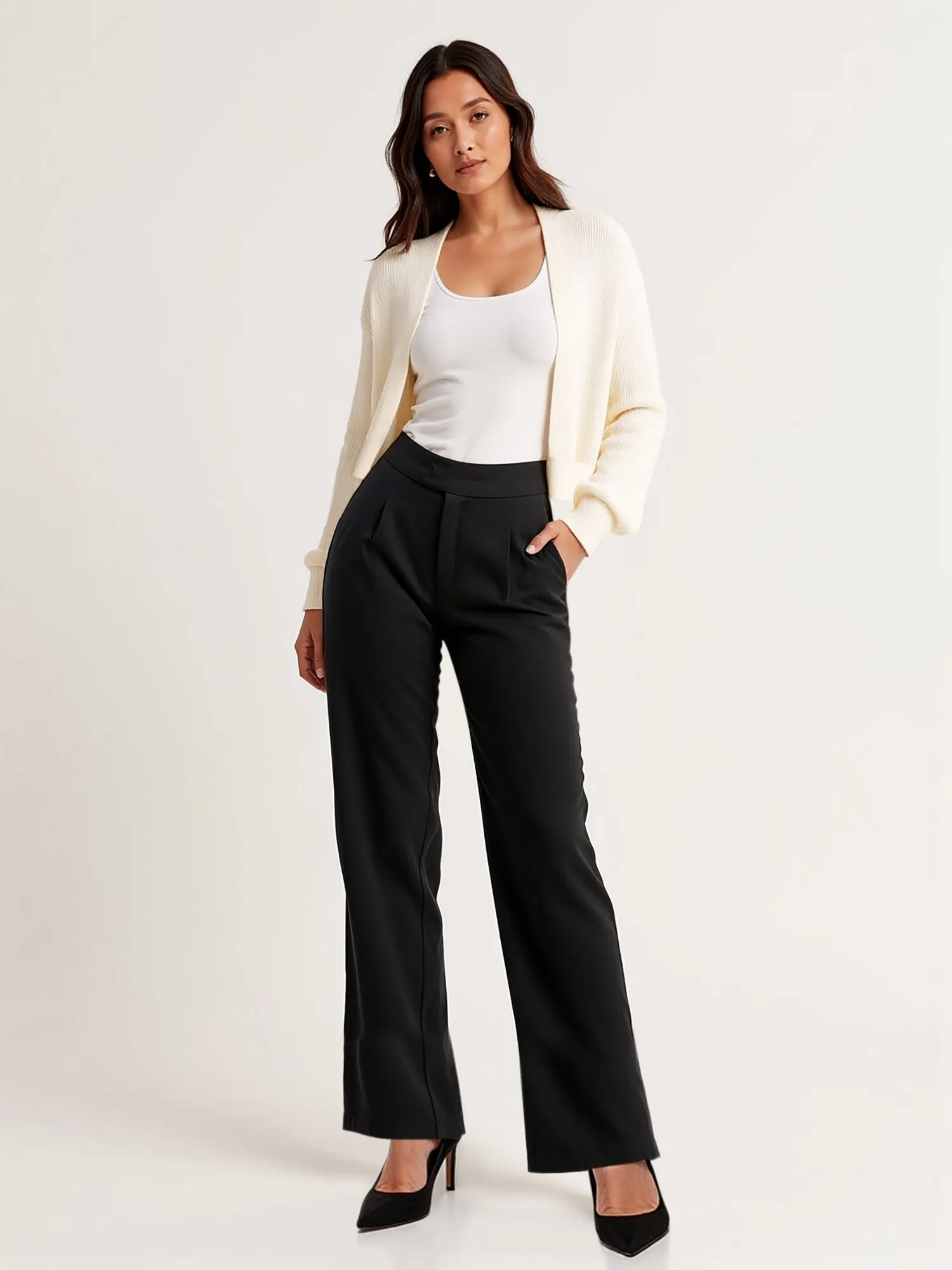 High Waist Wide Leg Long Pant