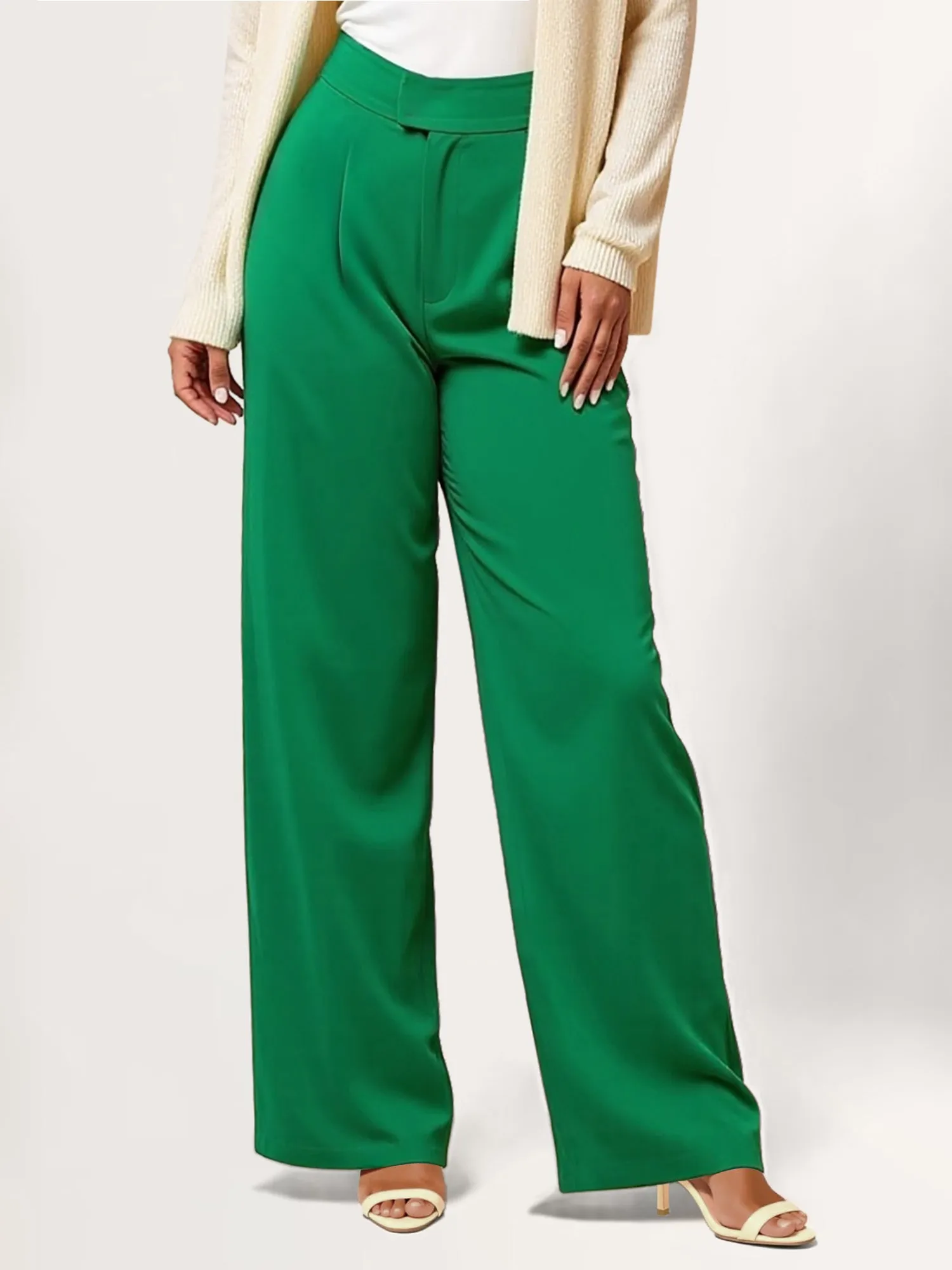 High Waist Wide Leg Long Pant