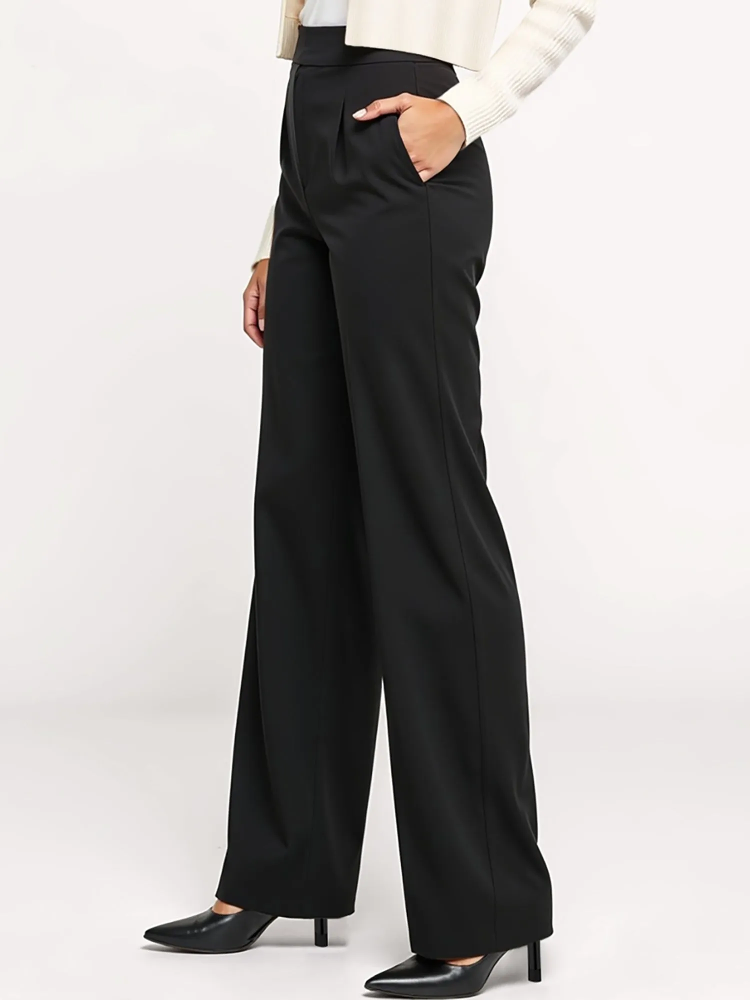 High Waist Wide Leg Long Pant