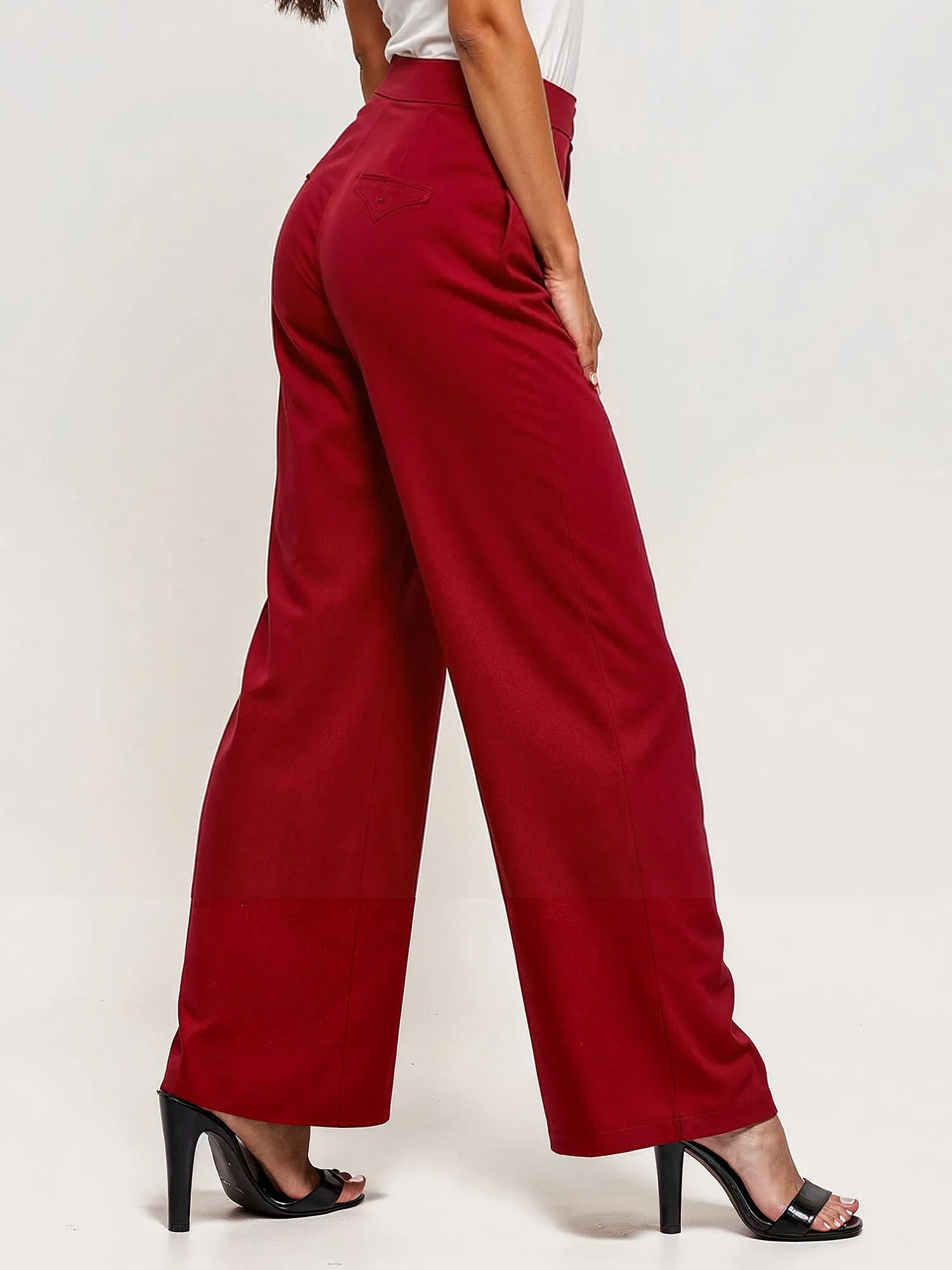 High Waist Wide Leg Long Pant