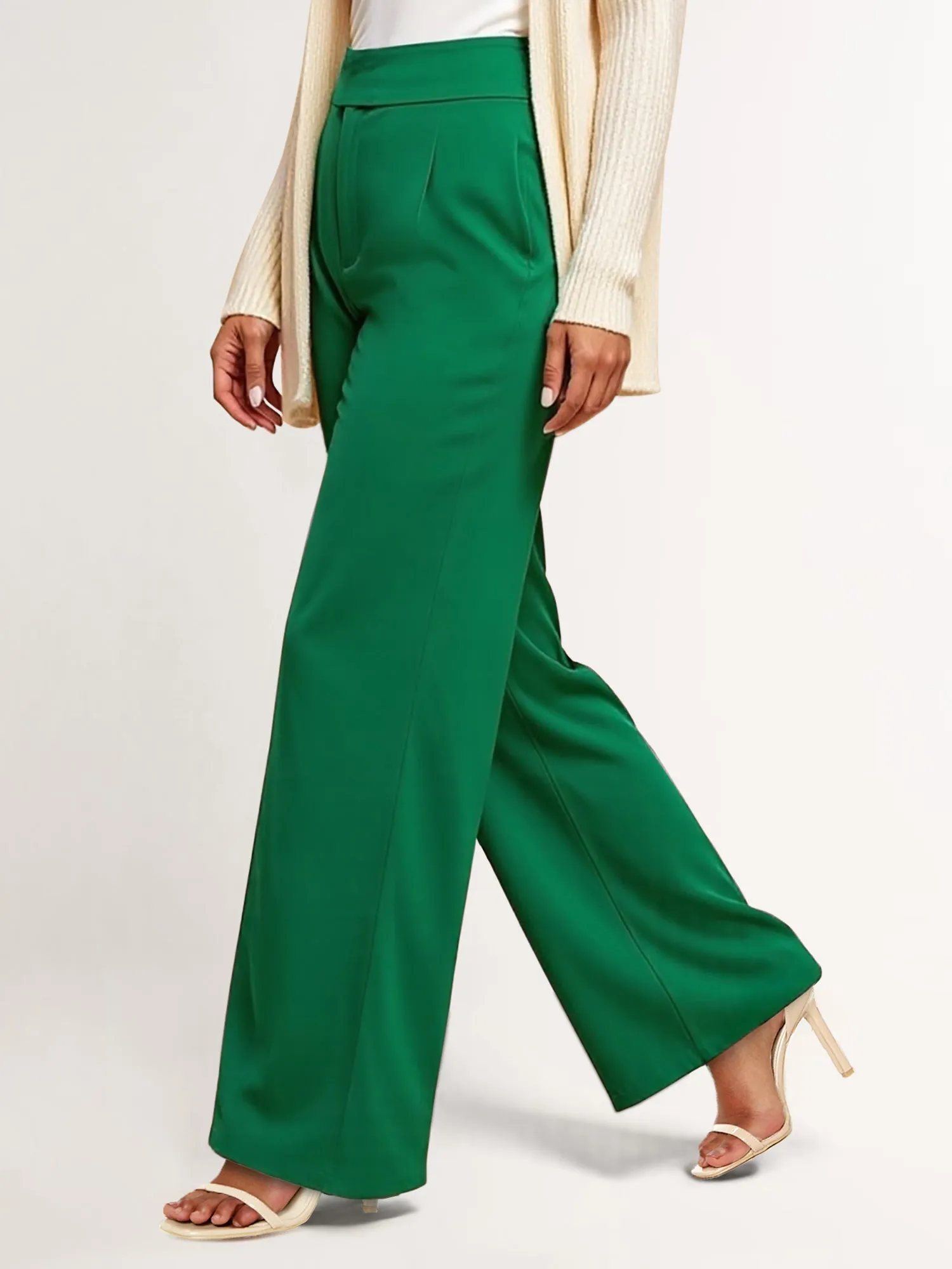 High Waist Wide Leg Long Pant