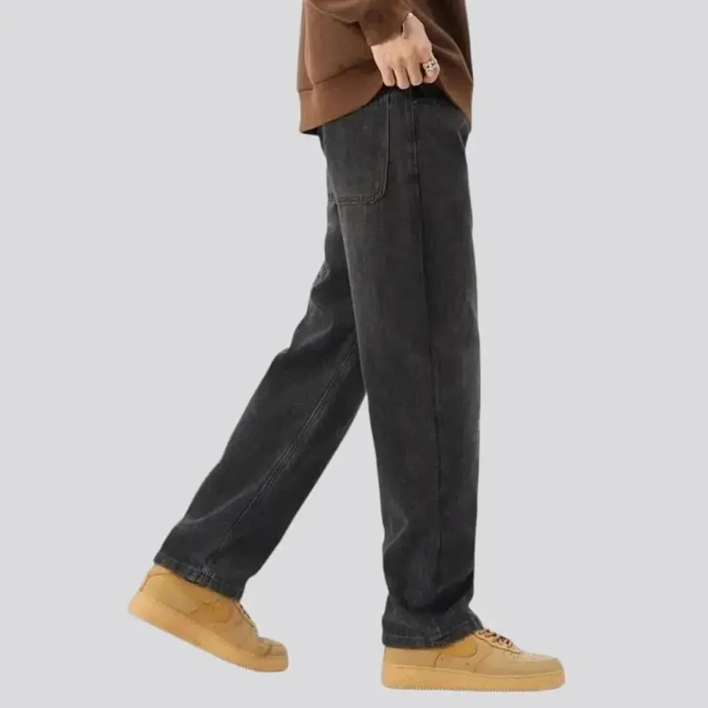 Hip-hop men's vintage jeans