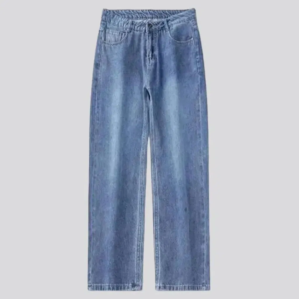 Hip-hop men's vintage jeans