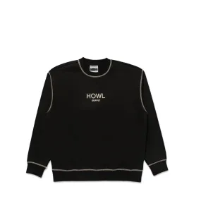 HOWL DWR Pullover Crew Neck Black