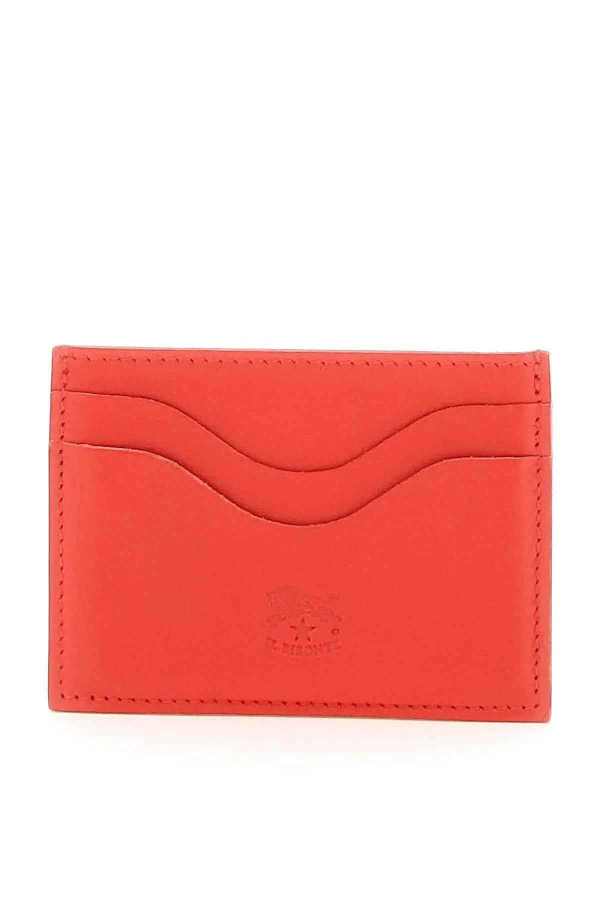 Il bisonte leather cardholder