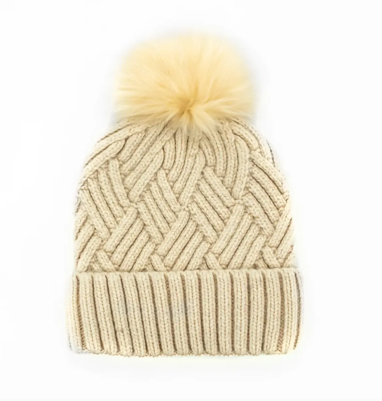 Ivory Knit Hat