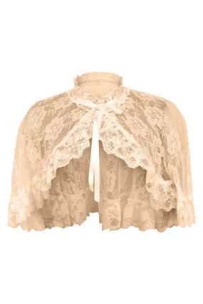 Ivory Lace Cape