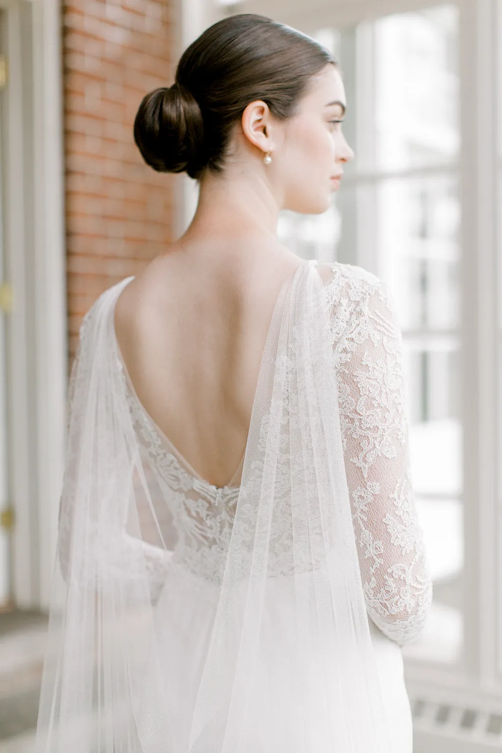 JANNA | Draped Bridal Cape