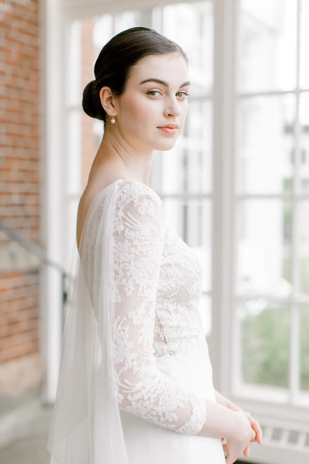 JANNA | Draped Bridal Cape