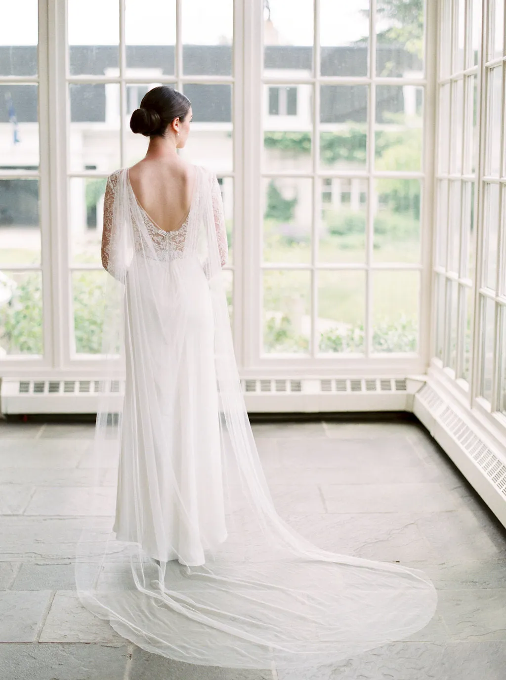 JANNA | Draped Bridal Cape