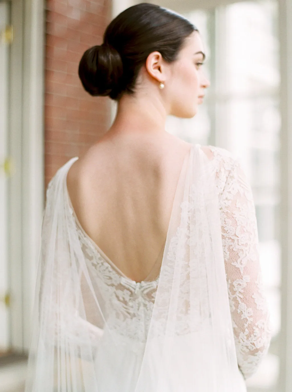 JANNA | Draped Bridal Cape