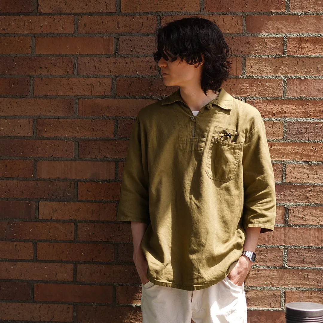 JAPAN BLUE JEANS / CODE:SILVER Military Pullover Shirt