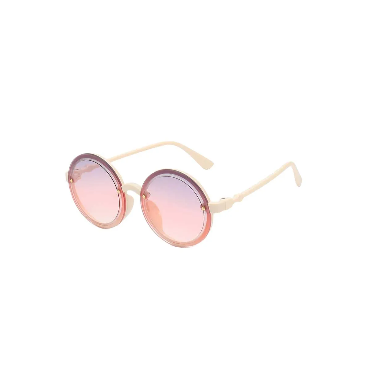 Joplin Sunglass, Light Pink Gradient