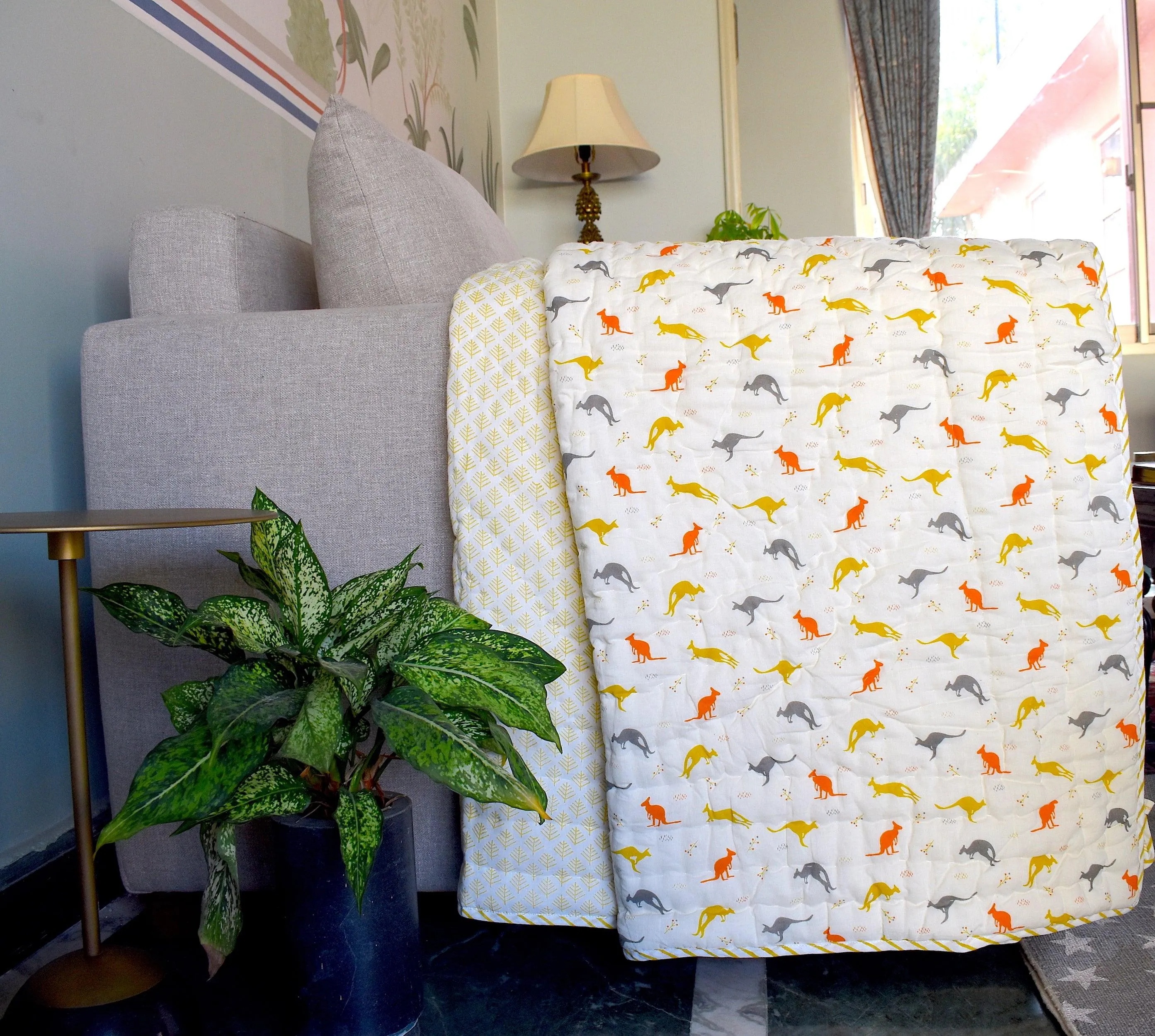 Kangaroo - Reversible Quilt