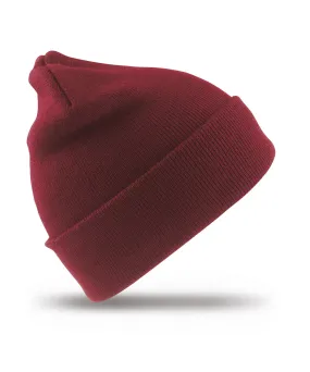 Kids woolly ski hat | Burgundy